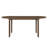 7-Piece Fabric Dining Table Set Oval Beige,Walnut