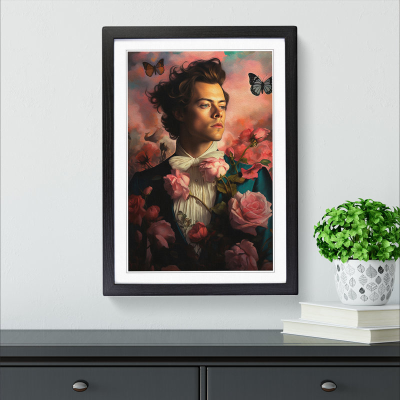 Harry Styles Romanticism - Framed Print