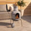 Cylinder Wood Burning Smokeless Chimnea