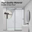 Porte de douche sans cadre à porte coulissante simple l 60 po x H 76 po