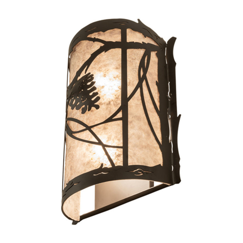 Jalyna Steel Flush Mounted Sconce