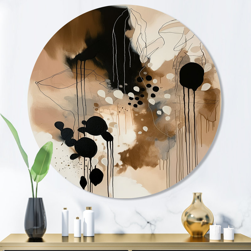 Décoration murale en métal, H 23 po x l 23 po x P 1 po