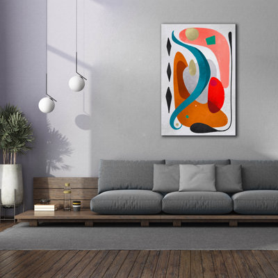 'Rhombuses' by Svetlana Aleynikova Canvas Wall Art