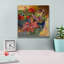 «Trois Rouges» par Christine Debrosky, art mural sur toile-102452419
