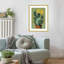 «Flowering Cactus» par Treechild, impression sur bois encadrée-1406223515