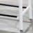 30" Bar Height Saddle Stool, Weathered Gray Finish, Black Leather Seat-718010722