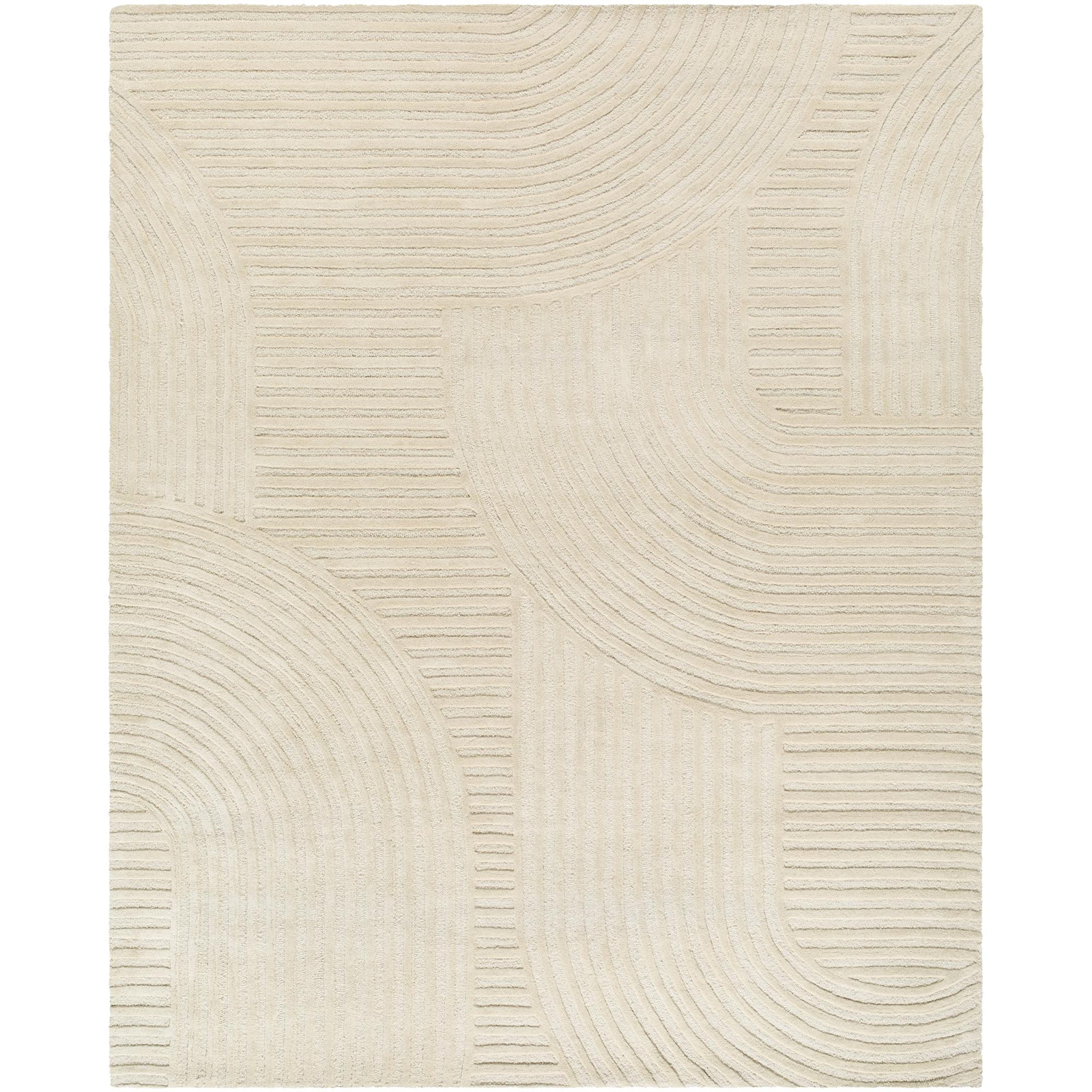 Polk Hand-Tufted Striped Rug, Rectangle 2' x 3'