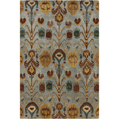 Rupec Tan Abstract Area Rug