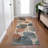 Machine Washable Indoor/Outdoor Xhevrie Beige Rug-1968965439