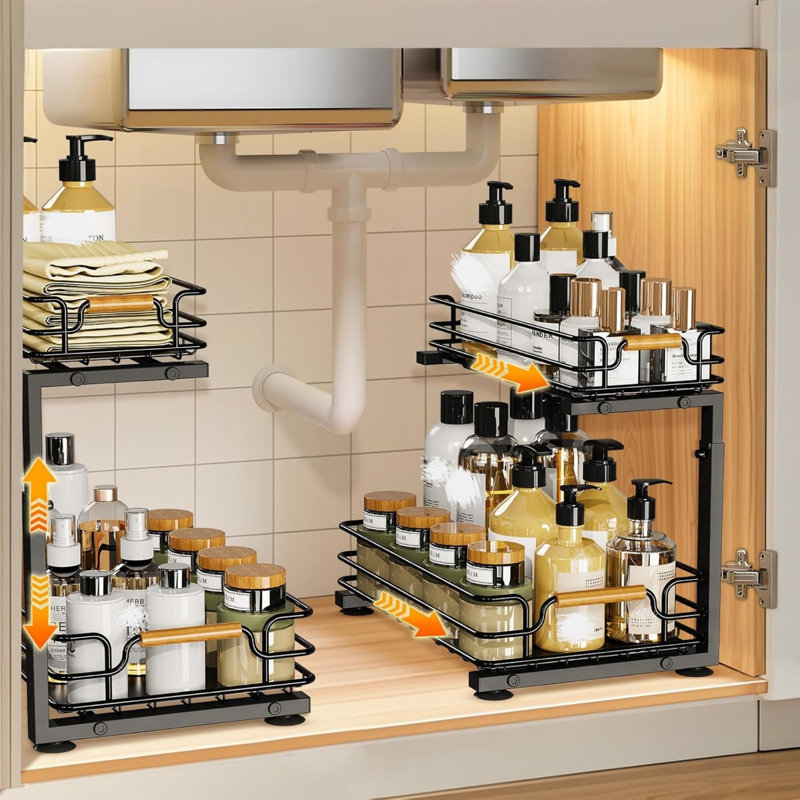 Stainless Steel Under Sink Organiser