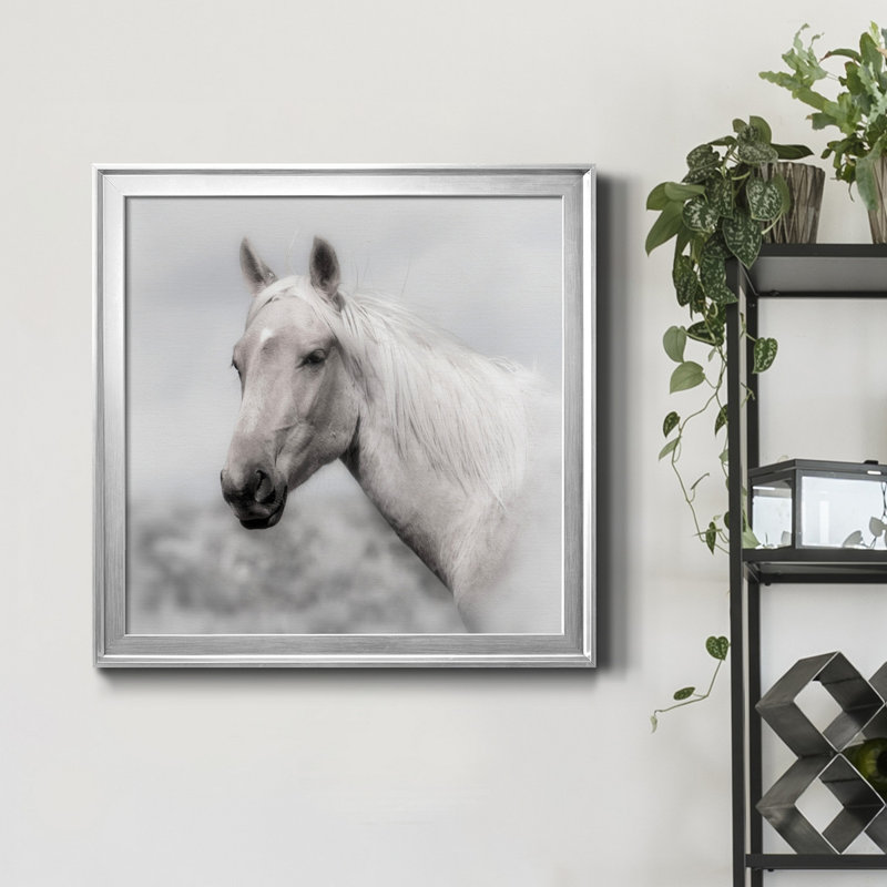 Wild and Free - Photographie avec cadre photo sur toile, Cadre argenté, H 34,5 po x l 34,5 po x P 1,5 po