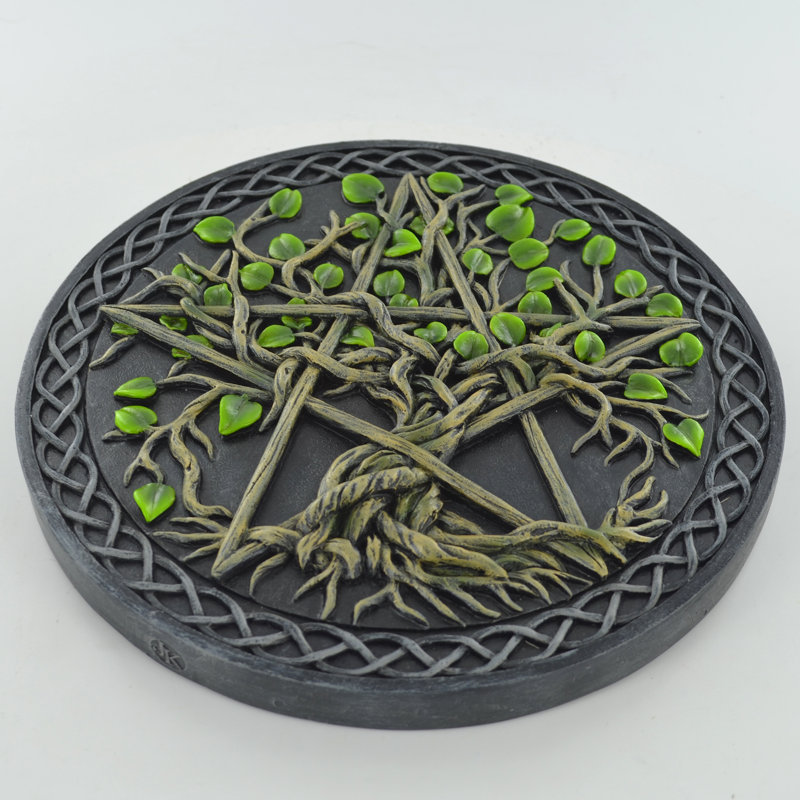 Traditional Plants & Flowers Wall Decor on Ceramic / Porcelain