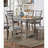 Wood Top Dining Table With Trestle Base