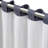 LeeRoy 100% Sustainable Cotton Blend Chevron Texture Room Darkening Thermal Triple-Lined Rod Pocket Panel-455866390-455866602