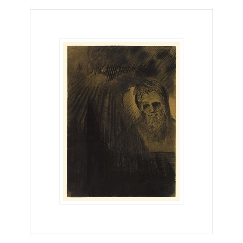 Apparition by Odilon Redon -Framed Giclee Print, 16.64" H x 13.75" W