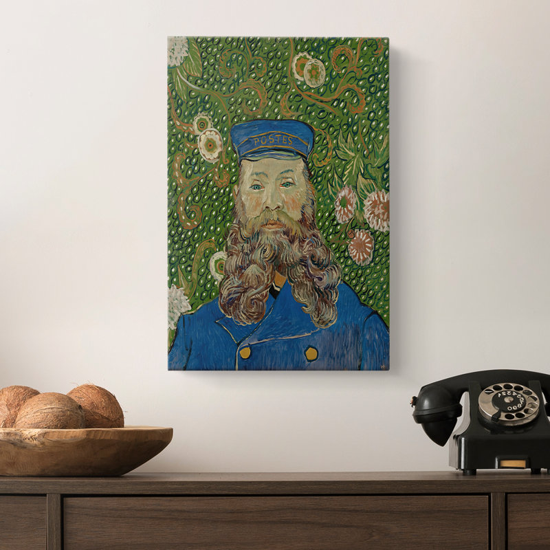 Portrait de Joseph Roulin - Toile tendue par Vincent Van Gogh, 8 x 12