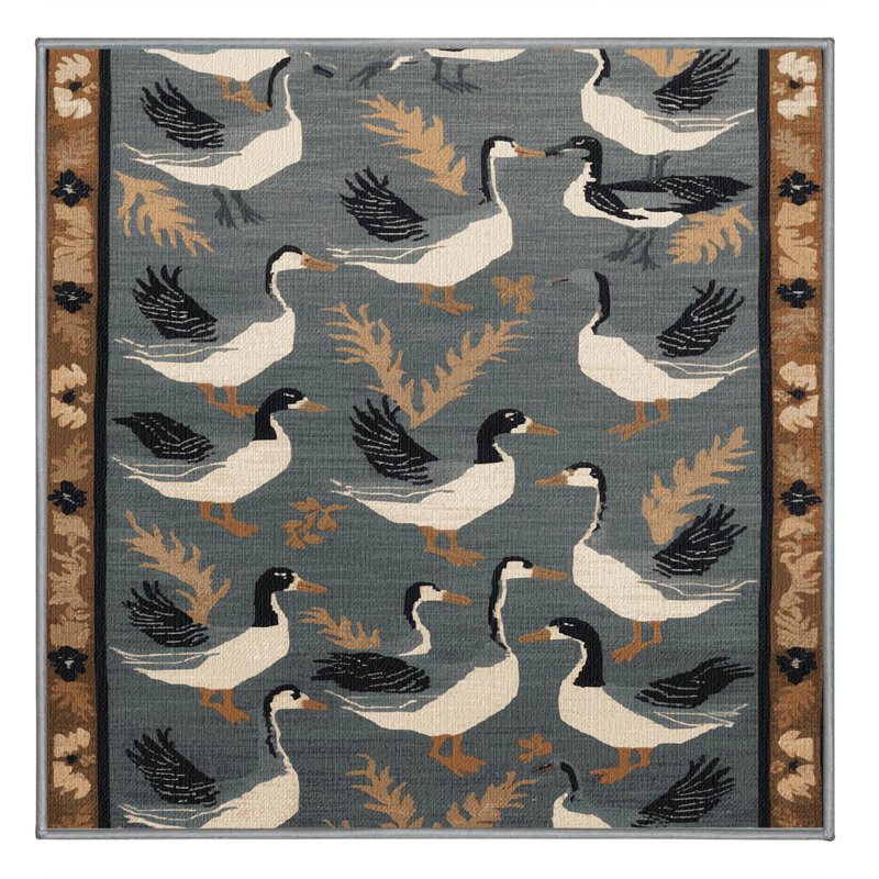 Tapis hawaïen lavable, Carré 7 pi