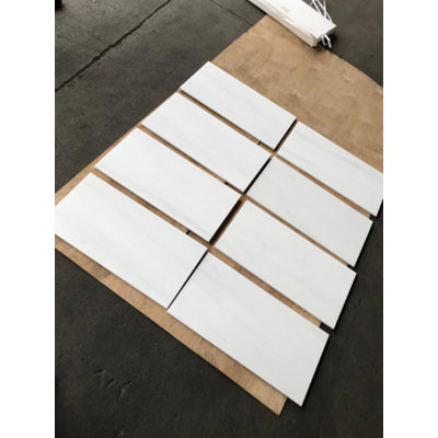 Premium 12" x 24" Flat Natural Stone Subway Wall & Floor Tile