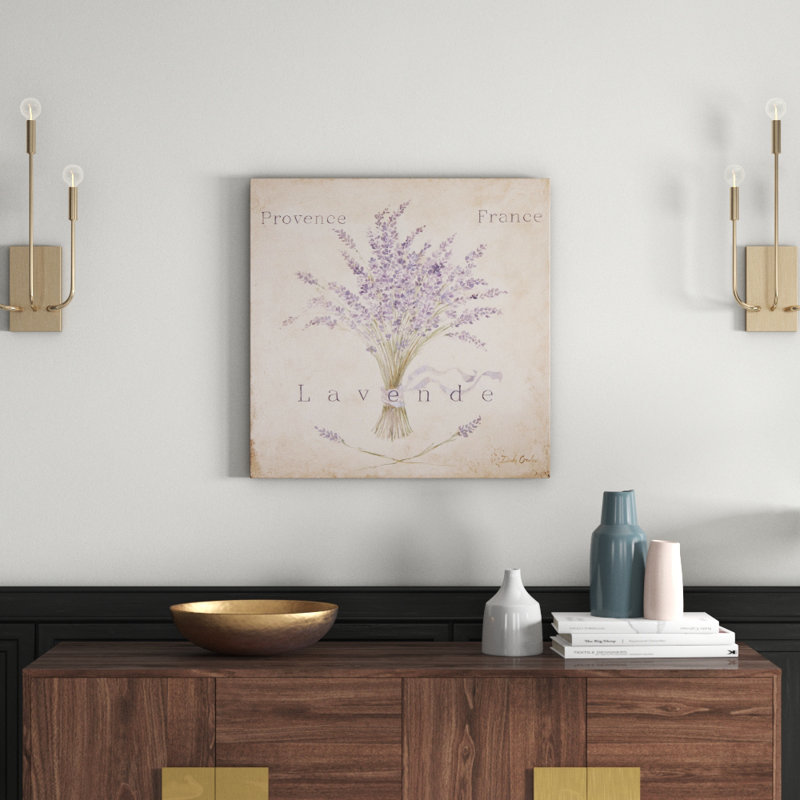 Lavende Panel by Debi Coules - Wrapped Canvas Painting, No Frame, 45.72 cm H x 45.72 cm W x 1.91 cm D