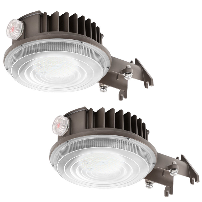 Luminaire de grange à DEL 120 W / 96 W / 72 W, appliques murales d'extérieur du crépuscule à l'aube avec photocellule, 3 températures de couleur réglables pour la cour de garage