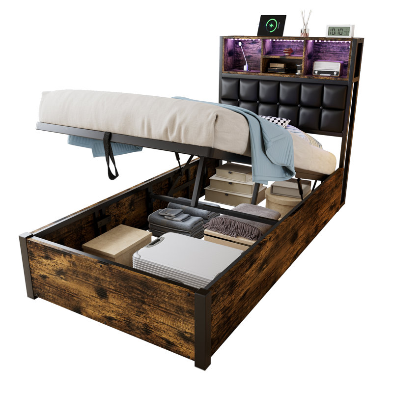 Upholstered Bed, Single (3')