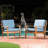 Club Chair - Wood Backyard Chair, Comfortable Thick Seat Cushions, Water- Covering, 27.9"W X 32.50"D 32.11"H Deck Comfort Cushions For Outdoor Use, Fabric,