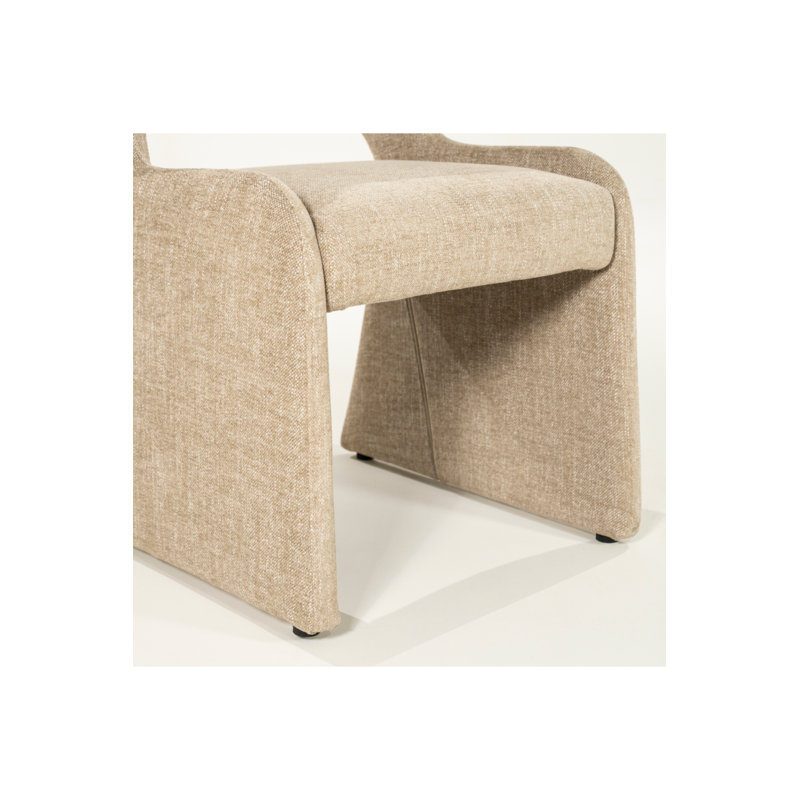 Chaise de salle à manger Odette, Taupe