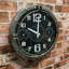 Tigela Metal Wall Clock – Hand-Finished Analog Decorative Clock for Living Room, Kitchen or Office Wall Décor