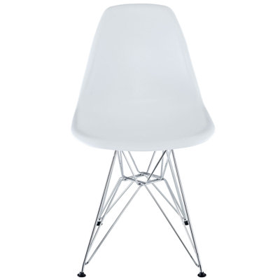 Modway Plastic Dining Chair with Wire Base