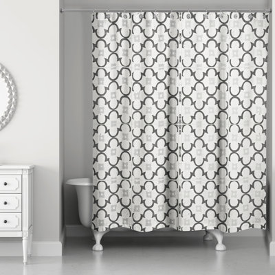 Alondria Geometric Shower Curtain