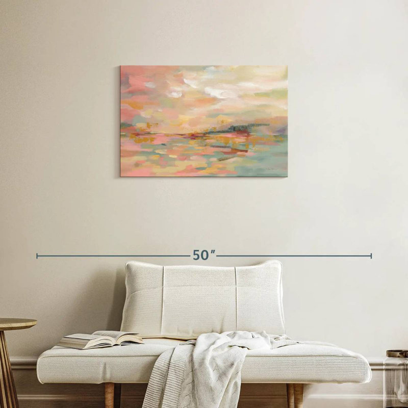 Avery Pink Waves, 20" H x 30" W