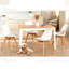 Timothee Extendable Solid Wood Base Dining Table