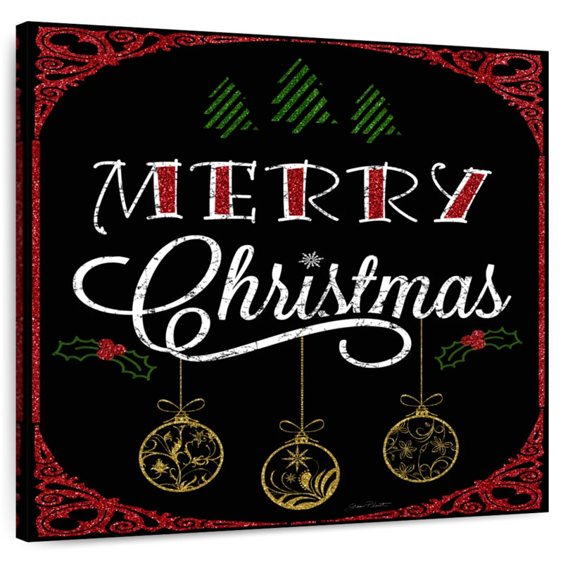 Joyeux Noël scintillant Lelend, H 24 po x l 24 po