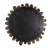 Lassina Solid Wood Frame Round Freestanding Mirror