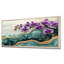 Murula orchidées lavande fleurs sur émode géode III - art mural orchidée pour le salon-222275739-60212339-222275741