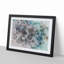 Thistle Flower in Abstract - Framed Print-55769485-55769487