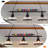 3-Light Billiard Pendant Light with Smoked Glass Shades