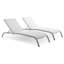 Chaise longue d'extérieur Havenside Home Wendu-36992742