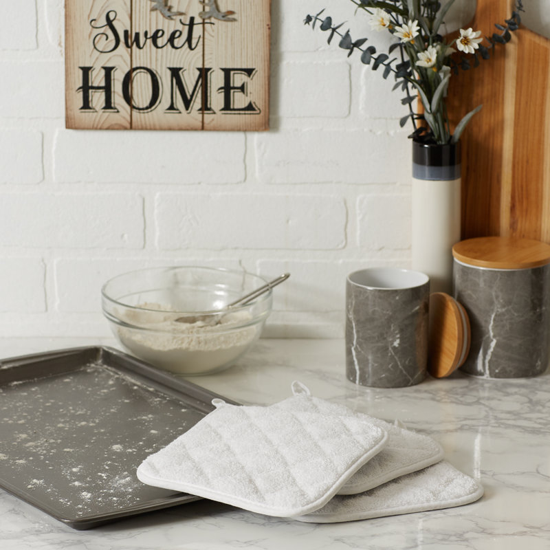 Design Imports Cotton Potholder Set