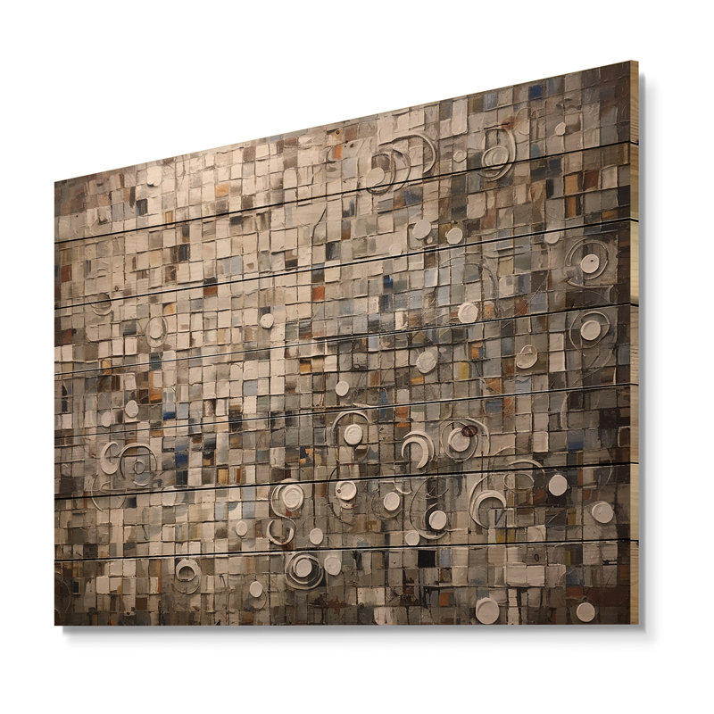 Boho, mélange d'art mural mosaïque bohémienne, H 24 po x l 32 po x P 0,78 po