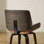 49.53cm H Upholstered Side Chair in Brown