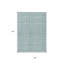 Tapis bleu sarcelle lavable à l'extérieur 3 pi x 5 pi bleu sarcelle
