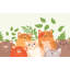 Papier peint de qualité supérieure - Illustration de chats mignons-1208358595