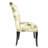 14'' H Tufted Cotton Upholstered Side Chair