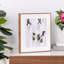 Cadre photo avec placage de bois Boulevard blanc mat-1703631213-1703631214