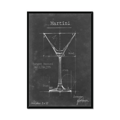 Barware Blueprint V by Ethan Harper - Painting