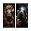 Ensemble de salon floral 2 pièces-687393071