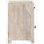 Armoire 1 porte avec tiroir en blanc délavé pour le rangement de la chambre à coucher beige