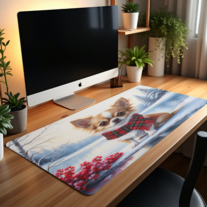 Polyester Desk Pad, 31.5x15.5