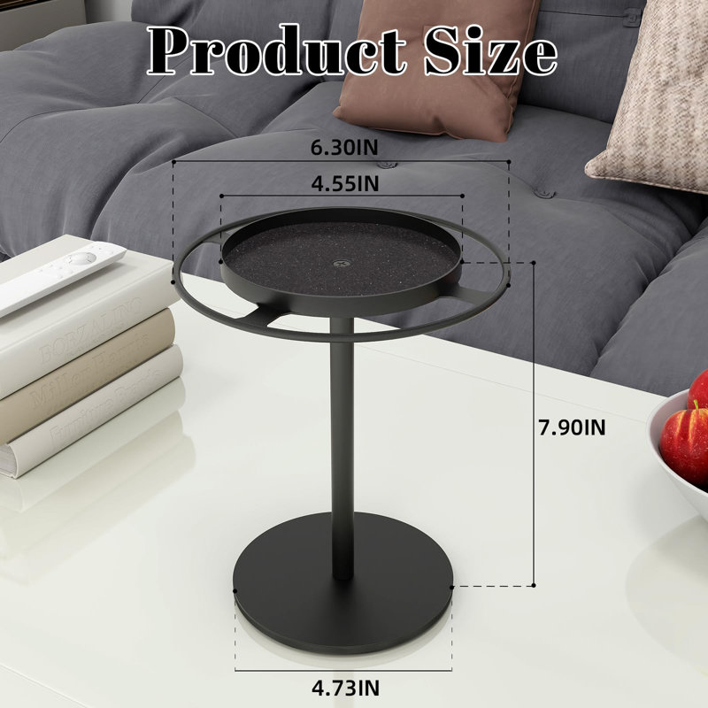 Organisateur de lunettes de soleil en métal, support de lunettes avec plateau Storgae, support de lunettes avec coussinets antidérapants pour table, bureau, commode, noir mat